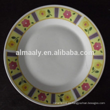 placa de cena personalizada de porcelana